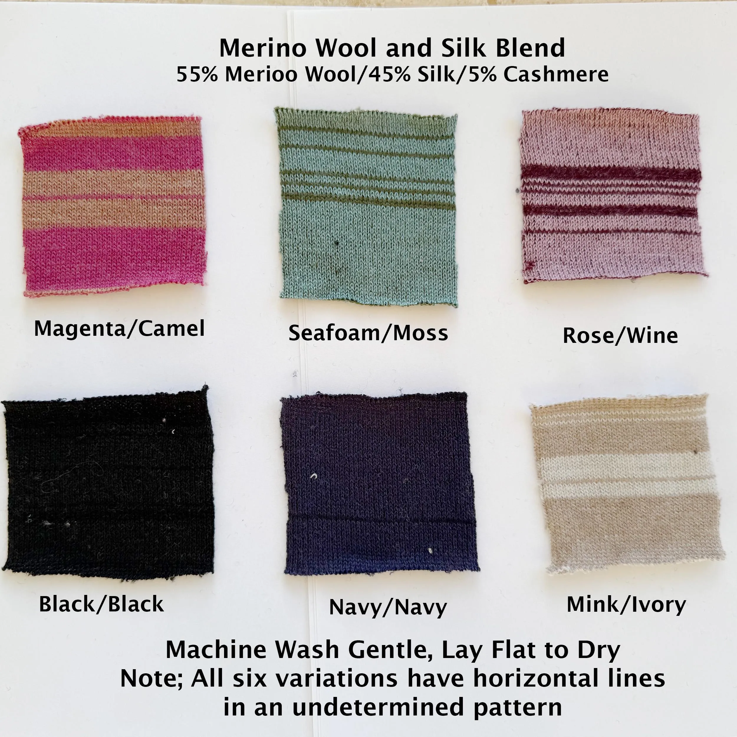 Silk and Merino Wool Cowl Neck Dress