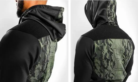 UFC Venum Authentic Fight Week Men's Zip Hoodie Size XXS-M Khaki